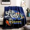 Coperte in Flanella Personalizzate a Tema Leeds Rhinos per Esterni, Morbide e Adatte a Tutte le Stagioni, Perfette per Divani, Letti e Campeggio
