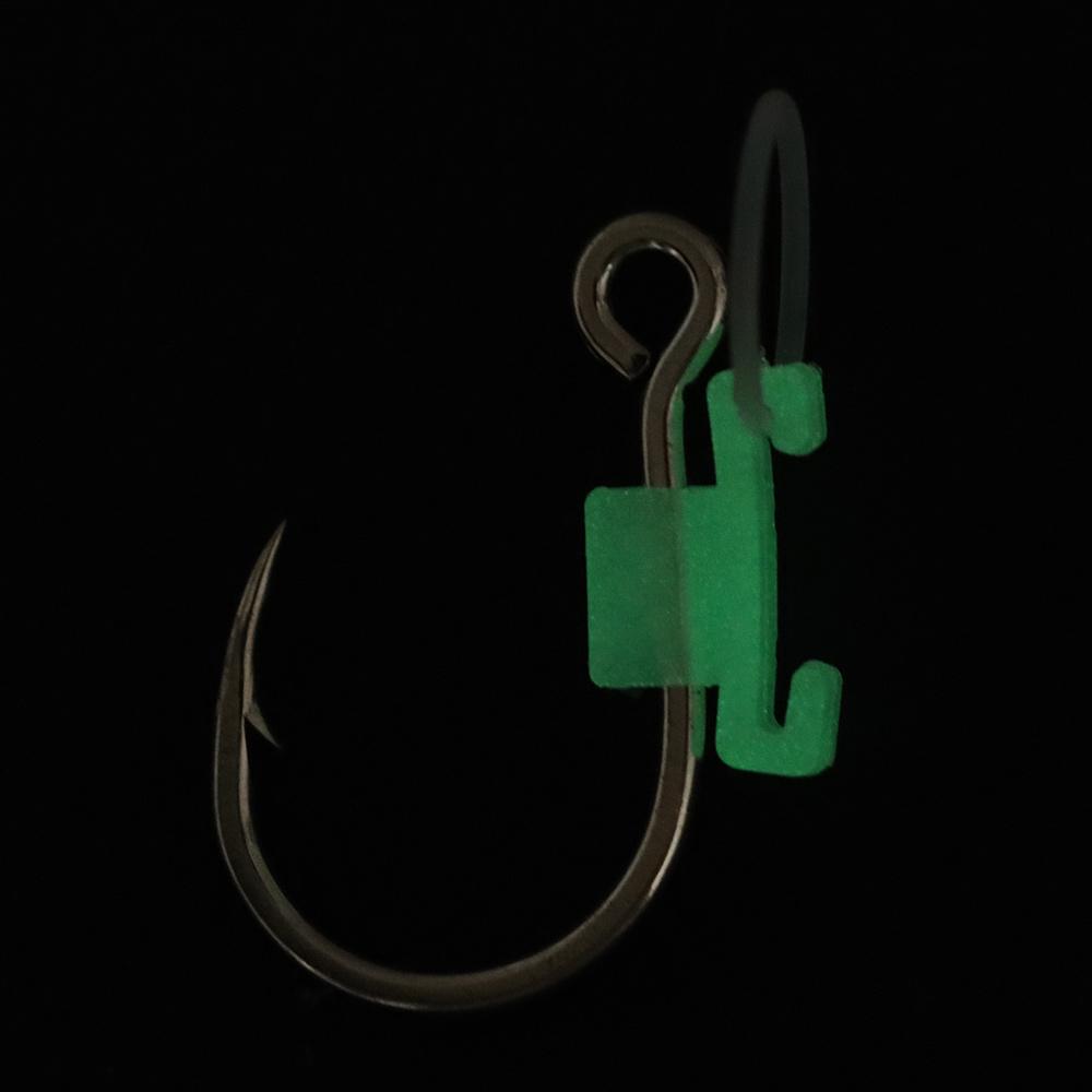 5/10/20Pcs Stainless Luminous Bait Fixed Holder Set Fishing Hooks  for Fishing Accessories