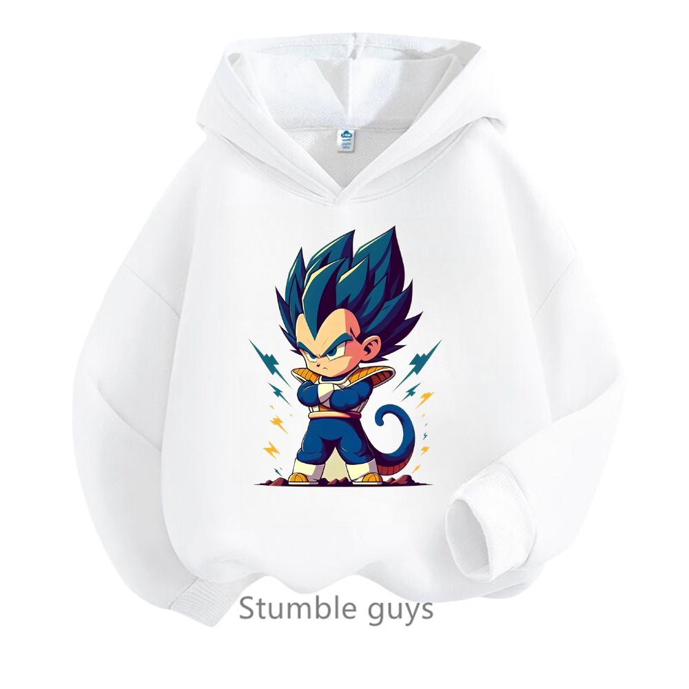 Kids Clothes Boys Dragon Ball Z Hoodie Spring and Autumn Clothes Children's Sweatshirt Cartoon Long Sleeve Hooded Sweatshirt