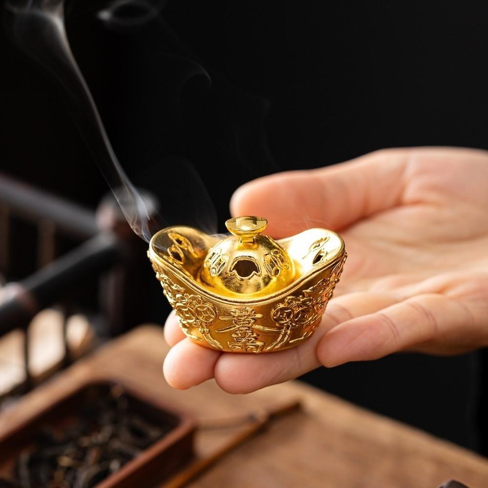 Handheld Incense Burner Elephant Desktop Ornament New Incense Holder Meditation Use
