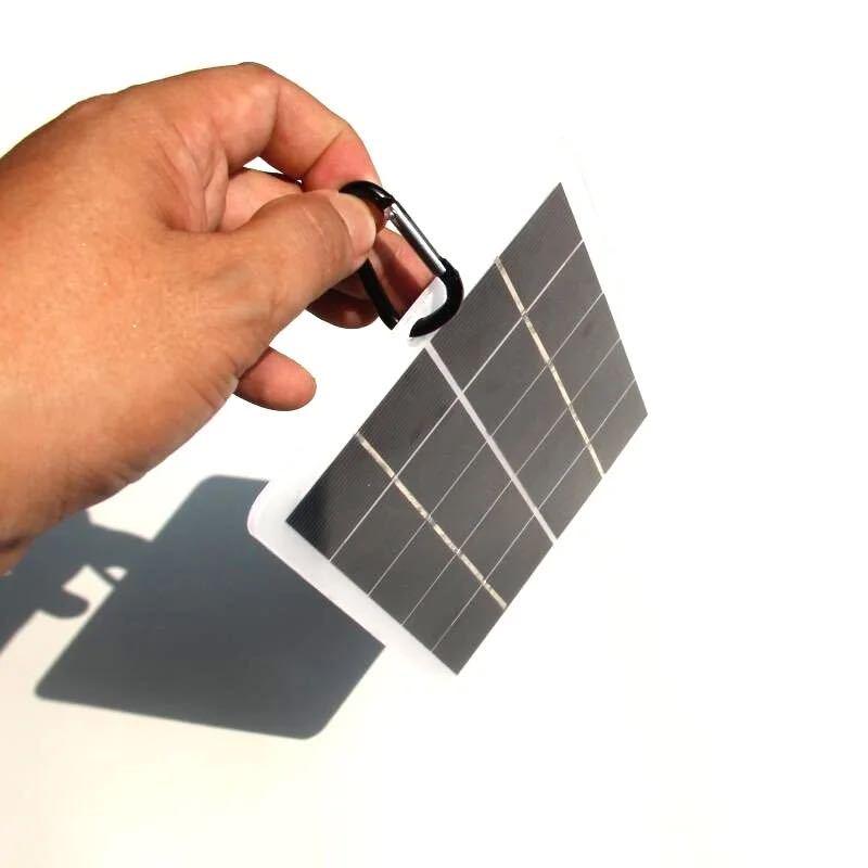 3W Monokristallines Solarpanel Tragbare Powerbank für Outdoor-Reisen und Mobile Überwachung