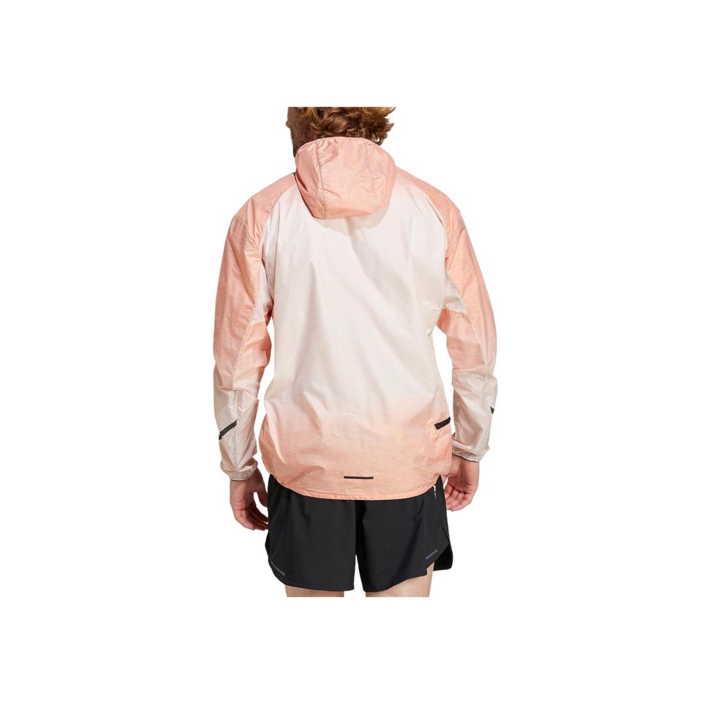 Adidas Xperior Light Windweave Jacket Outdoor Trail Running Lightweight Hooded Zip Long Sleeve Jacket Men Jacket Half-Impact-Orange IT3434