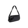 By Far Maddy Studded Magnetic Closure Flap Top Handle Shoulder Bag Women handbags Black 23CRMDDSBLPMED000BL