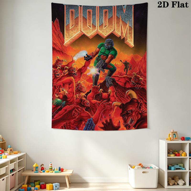 Legacy of the Apocalypse Key Pattern Home Decor Tapestry, Wall Hanging, Decorative RV Wall Cloth.SGT0917013
