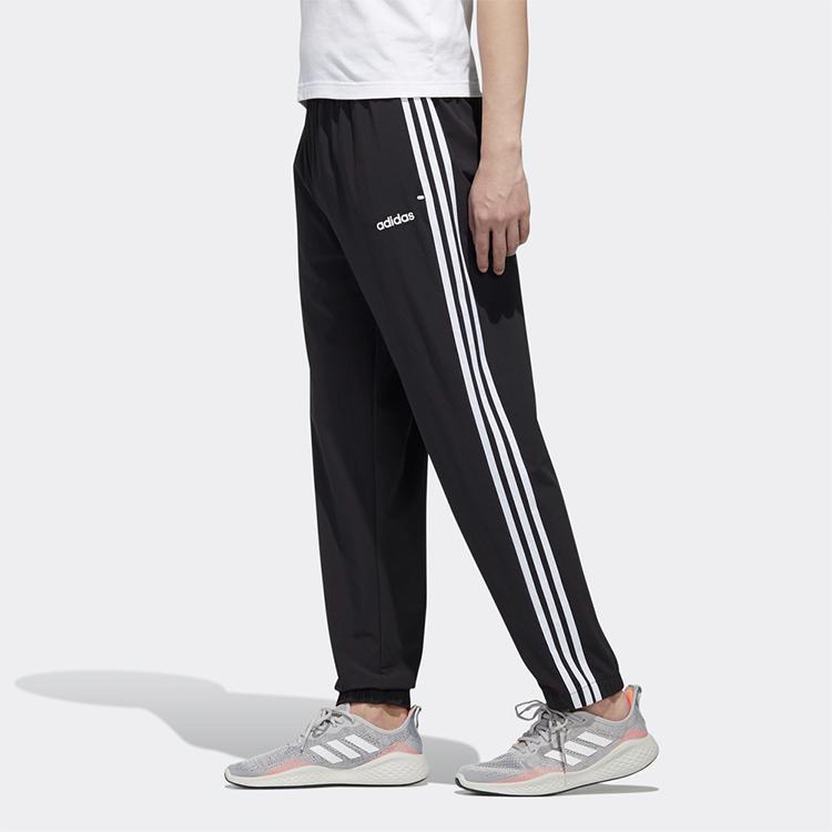 Adidas Pantaloni Casual cu Picior Drept Bărbați Funduri Negru GJ8898