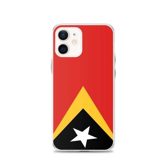 Coque Télephone Drapeau Timor oriental - iPhone 12