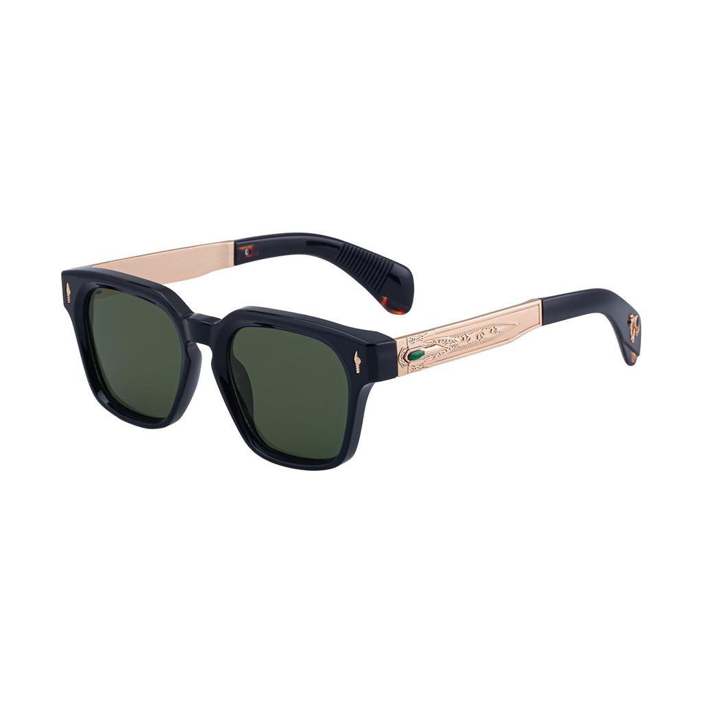 JYL TS Men's Retro Square - Outdoor Unique Sun-Protective Shades ZS-98394