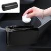 Hovom Car Trash Can, Leather Waterproof Automotive Garbage Can with Trash Bag, Hanging Mini Vehicle Trash Bin, Small Auto Door Organizer Storage