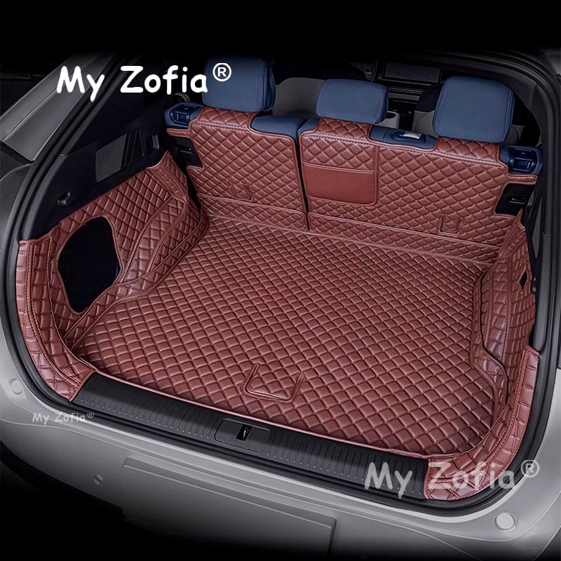 Car trunk mat For Xpeng G6 2024 2025 2026 Car Boot Mat Cargo Protection Leather Trunk Mat Interior Modification Accessories