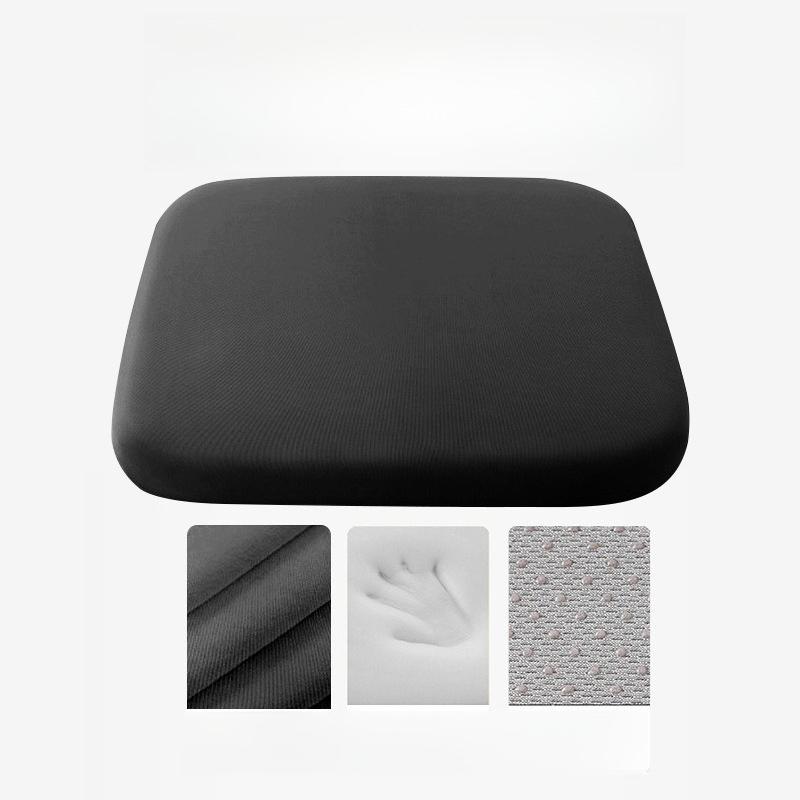 Practical Sponge Office Chair Cushion Resilient Removable Student Seat Cushion Non-slip Breathable Chair Cushion School