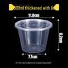 500ml Round Disposable Plastic Food Containers with Lids