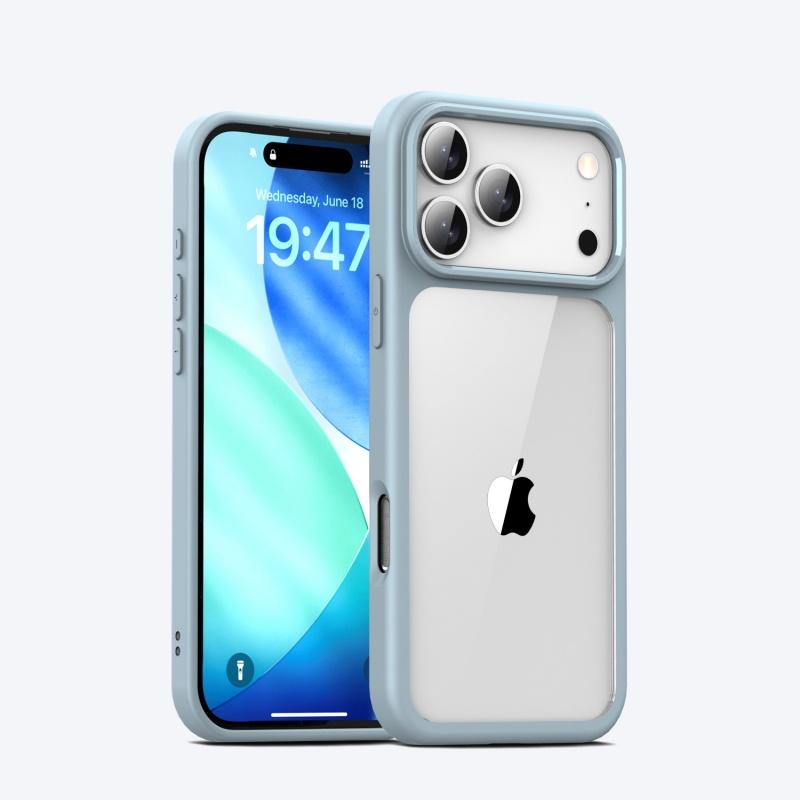 Case For iPhone 17 Pro Max 17 Air 17 17 Pro Transparent Phone Case Men Thin Shockproof Protective Clear Hard PC Back Cover