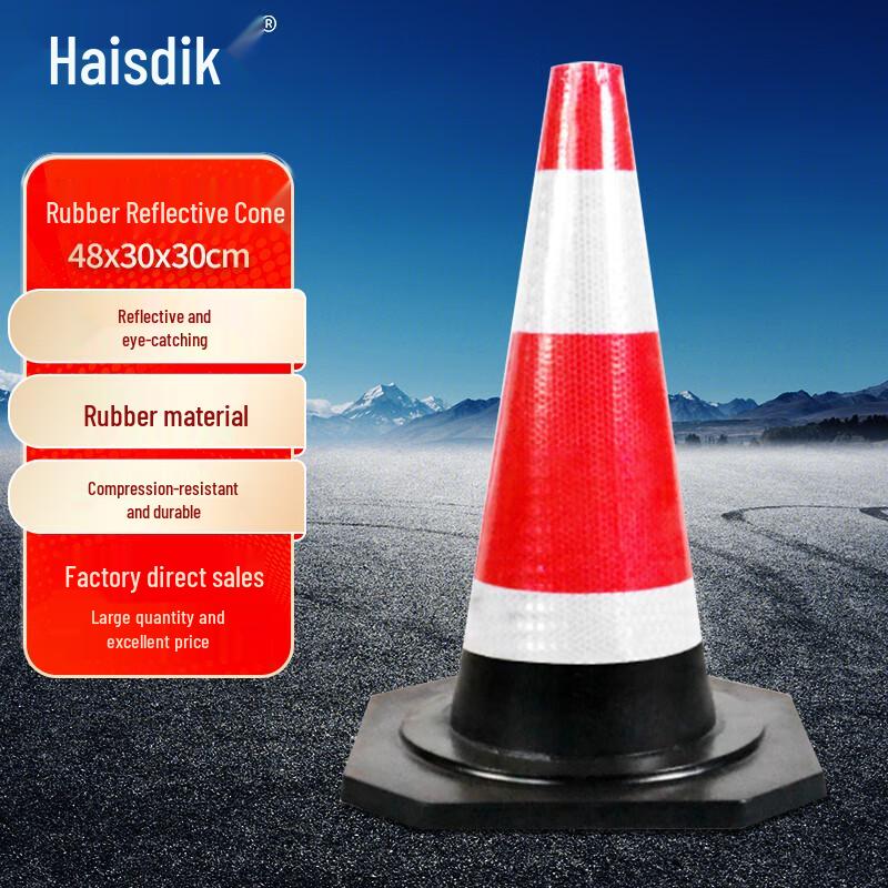 Reflective Rubber Traffic Cone