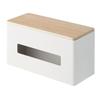 YAMAZAKI - Boîte À Mouchoirs Double-face L26 Cm - RIN - Blanc