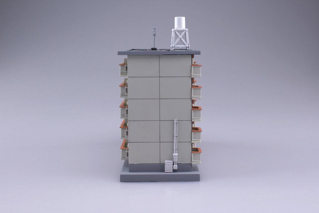 Architectural Romando 1/150 Scale Apartment Complex Set of 2 Buildings, Diorama Supplies, Assembly Kit
