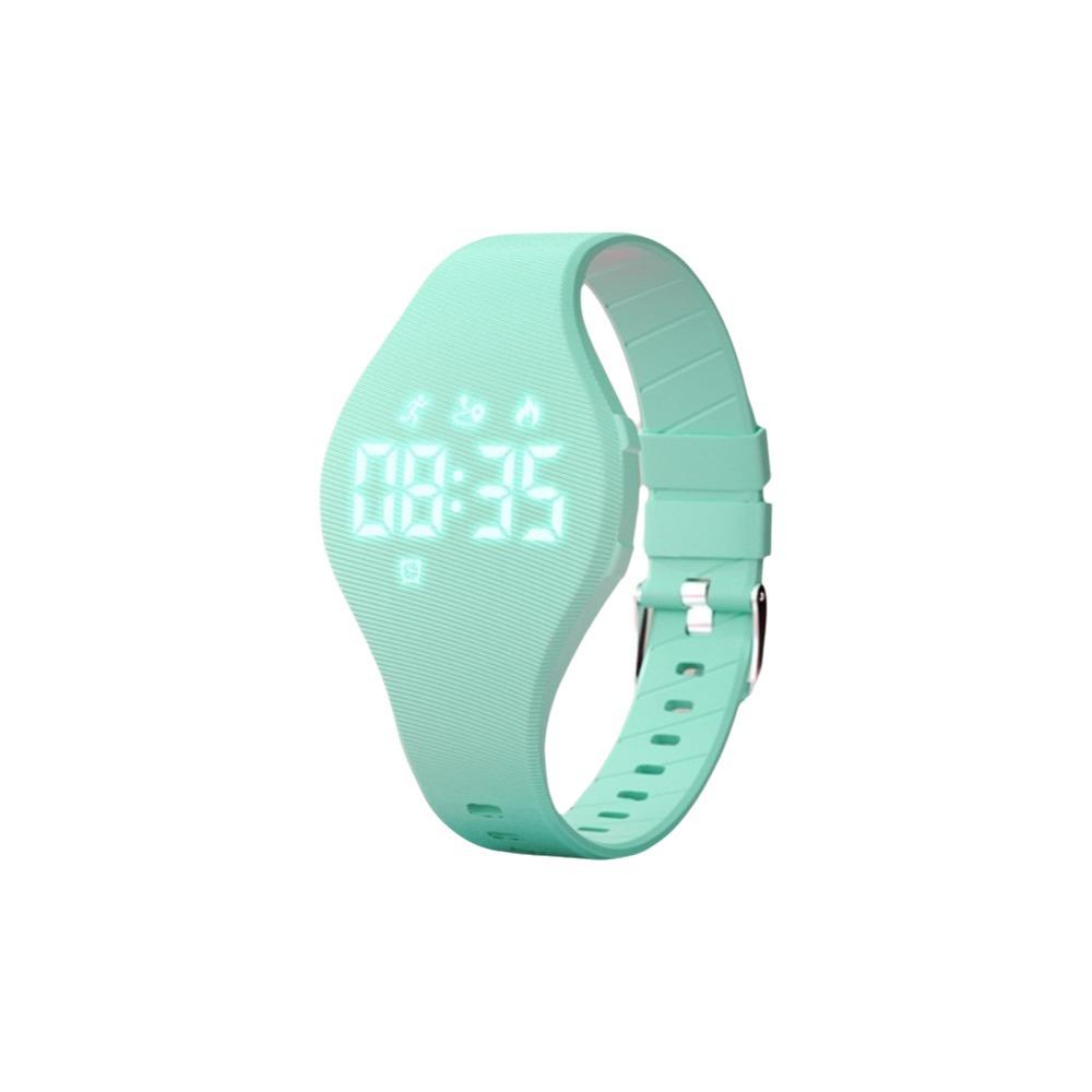 LED Digital Vibrating Alarm Clock Waterproof Electronic Watch Fashion Silent Wristband  Teenager