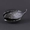 Pod Ornament Electroplated Resin Decor Hammered Texture for Display Styling