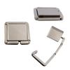 Universal Square Zinc Alloy Bag Hanging Hook - Customizable with Laser Engraving for LOGO