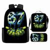 Cartoon Brainrot-Themed Backpack Crossbody Bag Pencil Case School Kids Ages 10-12