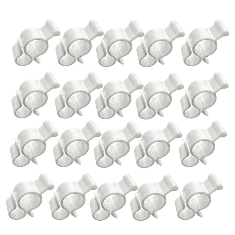 Classy-20Pcs Camping RV Awning Hook Clips Light Rope Clamp RV Traveling Tent Clip Light Hanger Awning Lights Decor