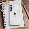 Four-leaf Clover Phone Case For Samsung Galaxy A73,21,22,32,71,53,52,51,80,5G Soft Black Cover