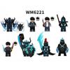WM6221 Animation Series Animal Bear Action Figures Models Assembly Building Blocks Shields Sword Accessories Toys for Kids Gifts
