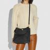 New COACH Charlie Leather Bucket Bag, Shoulder Bag, Crossbody Bag, Handbag Medium Size Women's Black 55200-GDBLK
