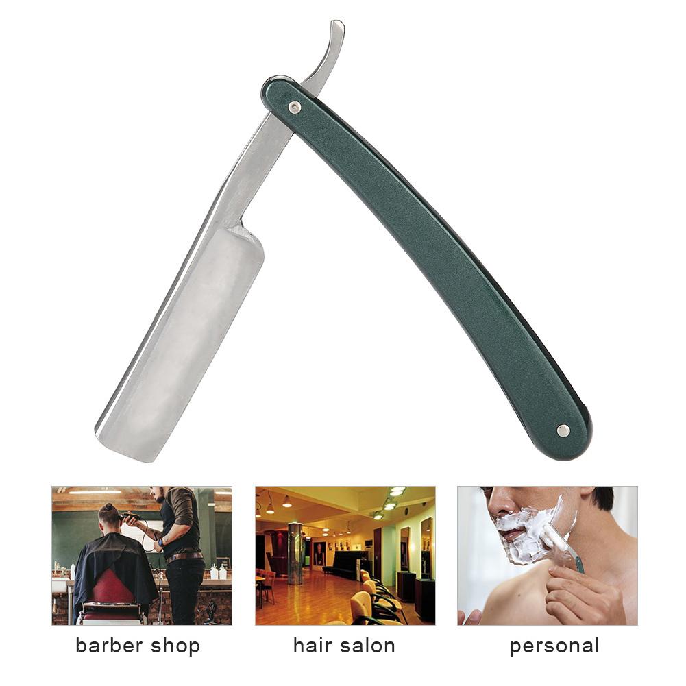 Professional Folding Hair Cut Barber Razor Stainless Steel Beard Shaver Hair Removal Tool