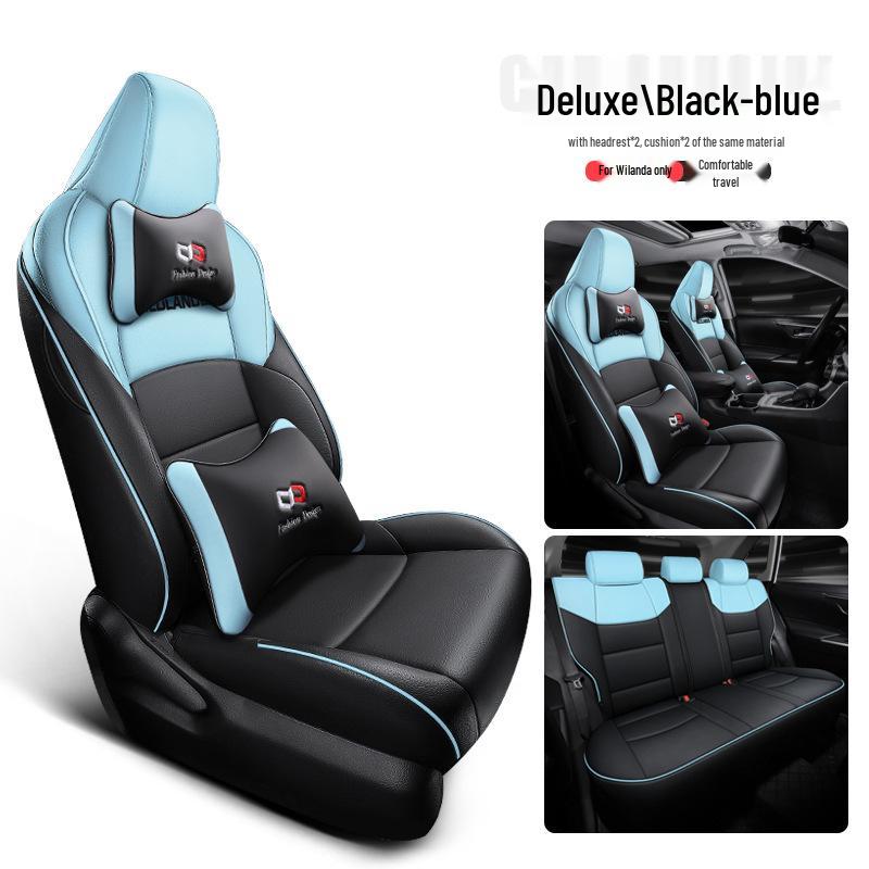 QQG Custom Leather Seat Cover for All-Season Full Coverage - Fits Toyota Venza