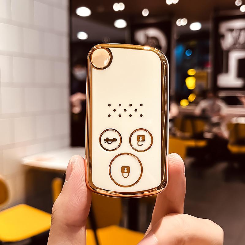 Housse de clé de voiture à boucle, Applicable à l'ancienne Honda CivicCRVGe Shi Tu Bosirui de 9e génération