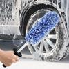 Car Wheel Hub Cleaner Microfiber Auto Wheels Detailing Brush Handheld Tire Rim Cleaner for Car Cleaning for Auto Vehicle Washing