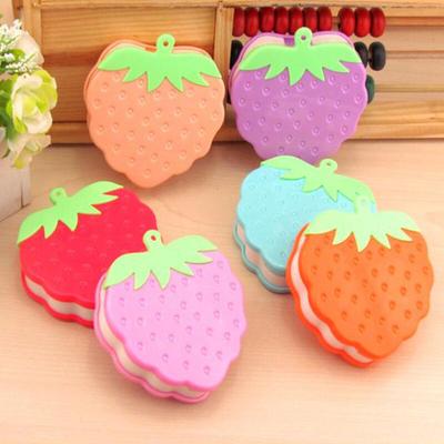 Strawberry Portable Contact Lens Case (Random Color)