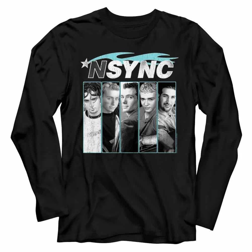 NSYNC Self Titled Album Men s Long Sleeve T Shirt L