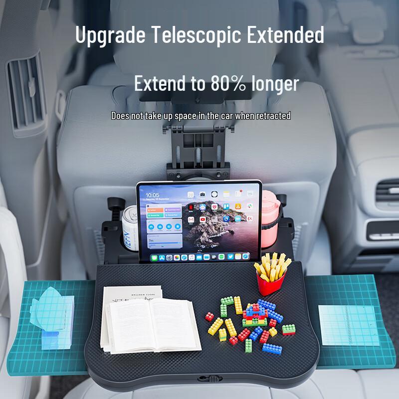 Multi-functional Car Seat Back Folding Tray Table
