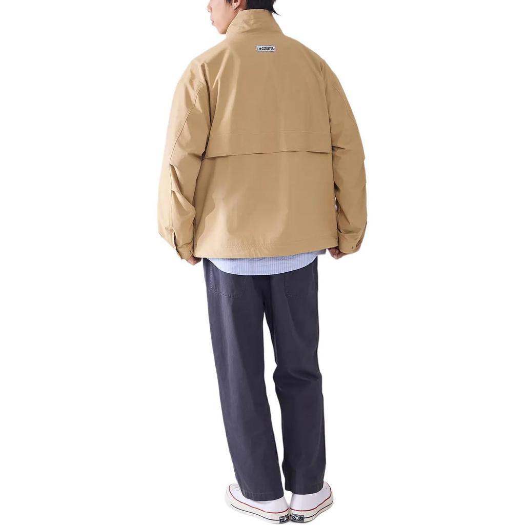 Converse Jackets Unisex Khaki Stand Collar Moderate Other MCJ404-X63