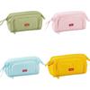 2024 Large Capacity Canvas Pencil Case For Students With Multiple Colors And Compartments