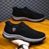 New Casual Shoes Men Sneakers Outdoor Walking Shoes Loafers Autumn Slip On Suede Leather Male Footwear Plus Size 48 49 50 MSH004