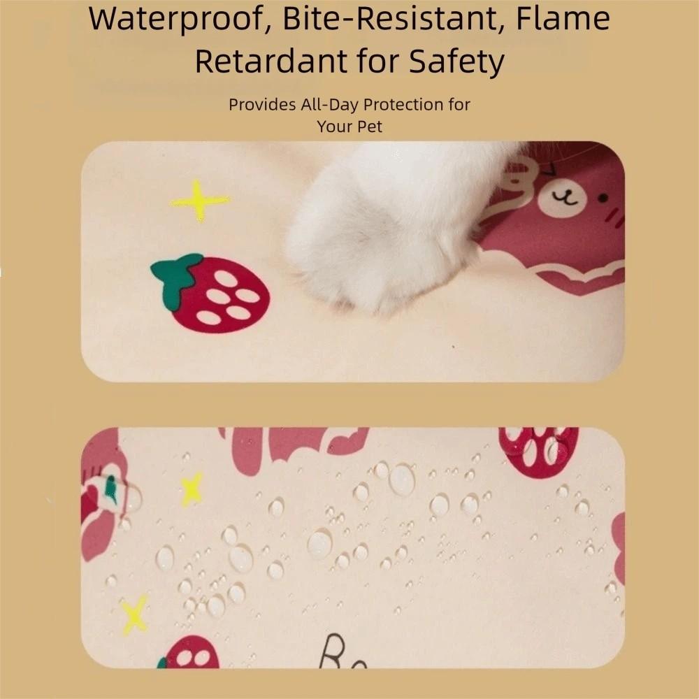 Adjustable Temperature Dog Heating Pad Waterproof Winter Pet Heater Cat Heated Mat Blanket  Winter