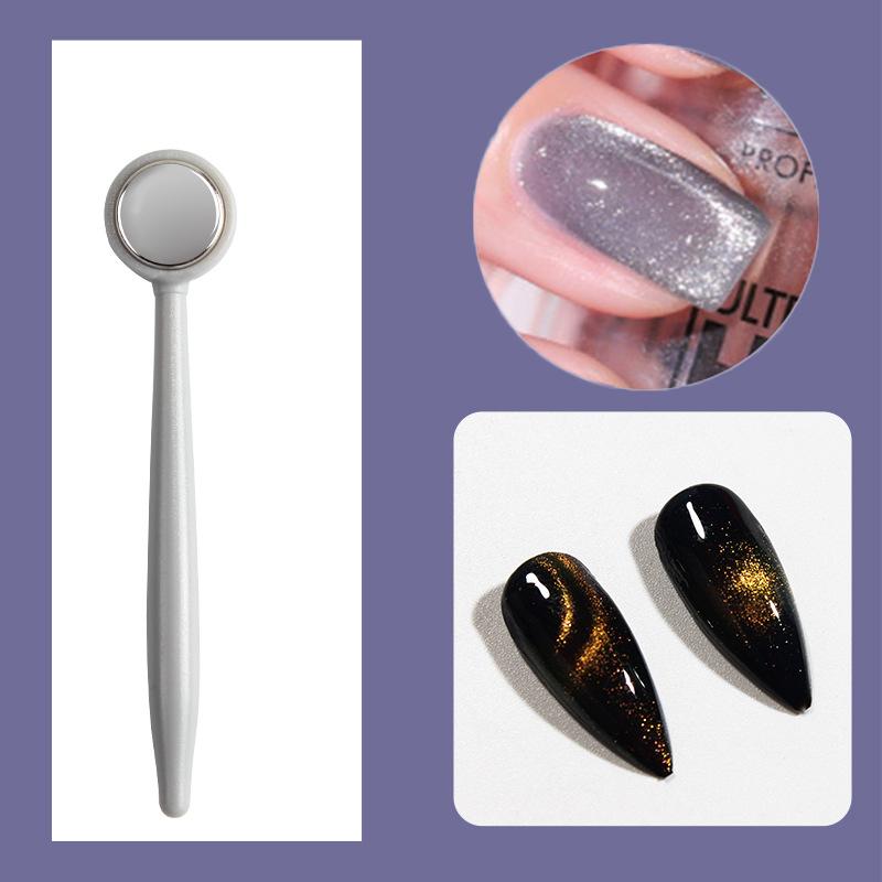 1 Pcs Cat'S Eye Magnet Stick Nail Polish Gel Fancy Multifunctional Nails Art Cat Eye Magnet Pen Nail Magnetic Stick Nail Tools