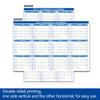 Calendario de Pared Doble Cara 2026 Planificador Anual de 12 Meses Calendario Borrable en Seco Calendario Mensual Para Planificación