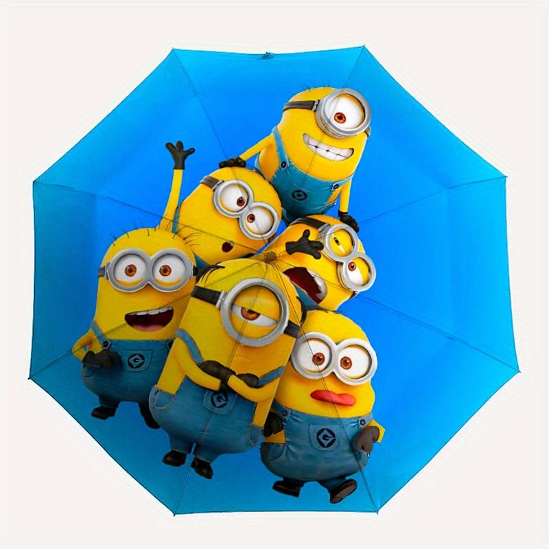 

1pc Minions Automatic Open/close Folding Umbrella, Compact Portable Travel Umbrella, Perfect Gift, Durable Construction yy250813103
