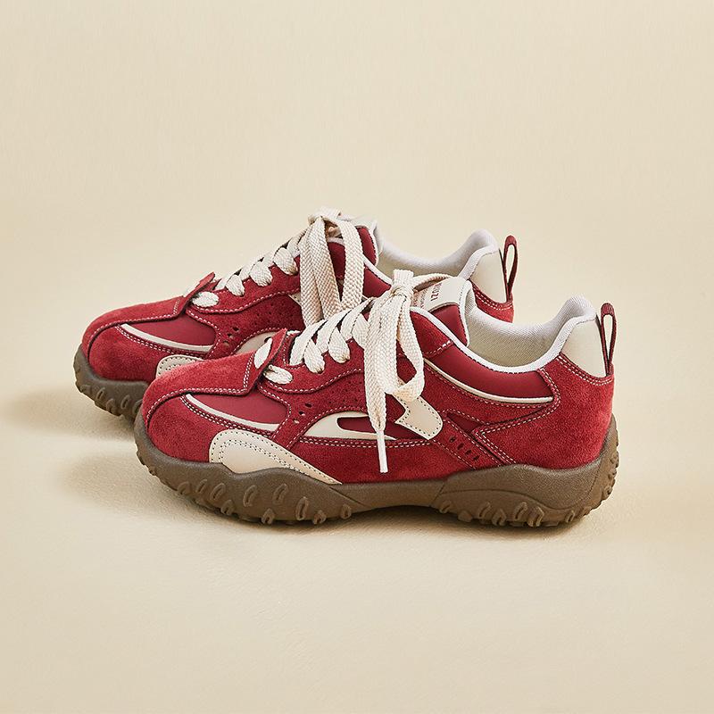 Inner Height Increase Ins New Forrest Gump Shoes for Women's Autumn Students Sports Running Casual Platform RD