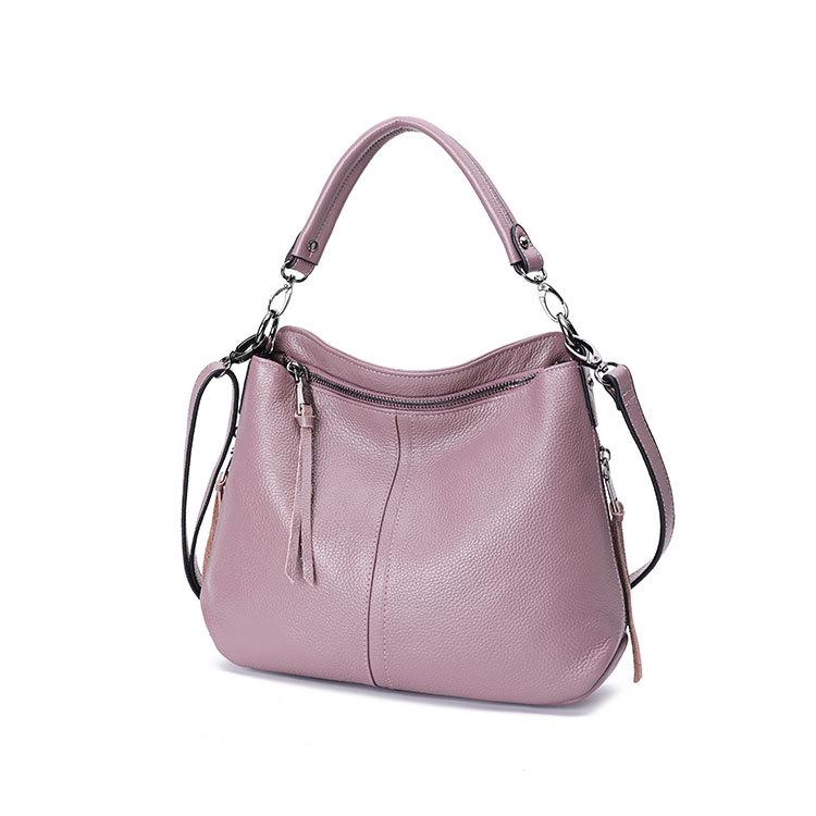 2025 New Style Women s Casual Genuine Leather Crossbody Handbag - Large Capacity, Soft Cowhide, Versatile Shoulder Bag