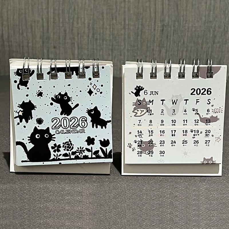 2026 Desk Calendar Yearly Monthly Daily Planner Cute Coil Calendar Yearly Schedule Organizer To Do List Home Office Supplies