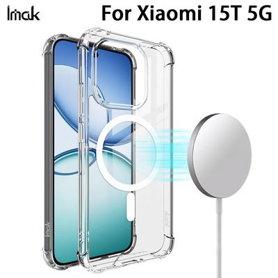 For Xiaomi MI 15T Pro 5G Phone Case IMAK Shock-resistant Soft Space Magnetic Case