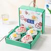Blossoming Flowers Chinese Ceramic Bowl Business Gift Set