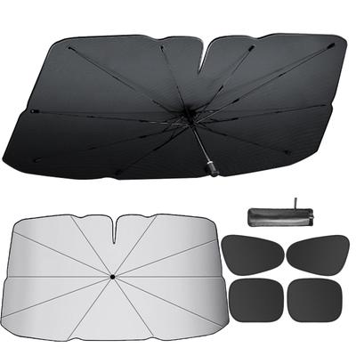 Volkswagen Touran Car Sunshade for 2016 - Current Models, 10 Reinforced Umbrella Ribs, Foldable,