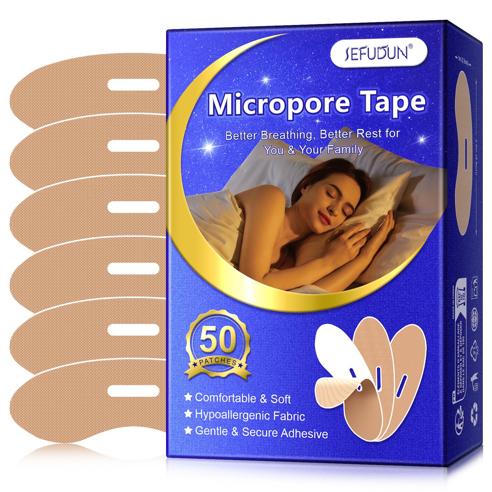 

42Pcs Dropshipping Mouth Tape for Sleep Anti Snoring Mouth Strips Sleeping Stop Snoring Breathing Nasal Strips Sleep Aid Plaster