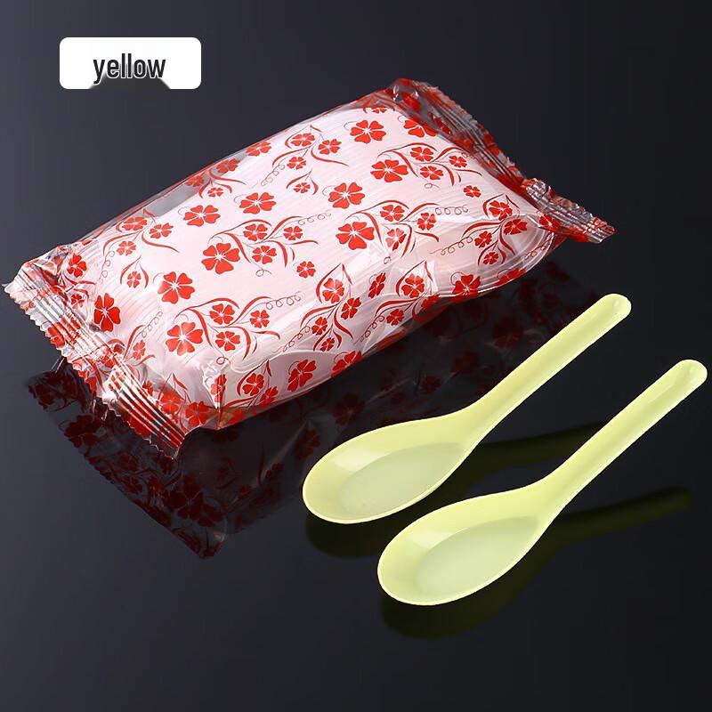 

ZISIZ Disposable PP Thickened Soup Spoons