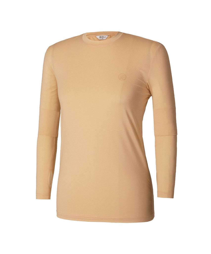 2ELA Fingerhole Women'S Ice Queen Cooling Round Long Sleeve T-Shirt 6 Colors (Type B)